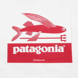 【期間限定ポイント10倍】パタゴニア ステッカー トライデントフィッシュ PATAGONIA TRIDENT FISH FLYING STICKER デコ カスタム ギア キャンプ 魚 飛魚 シール 新品