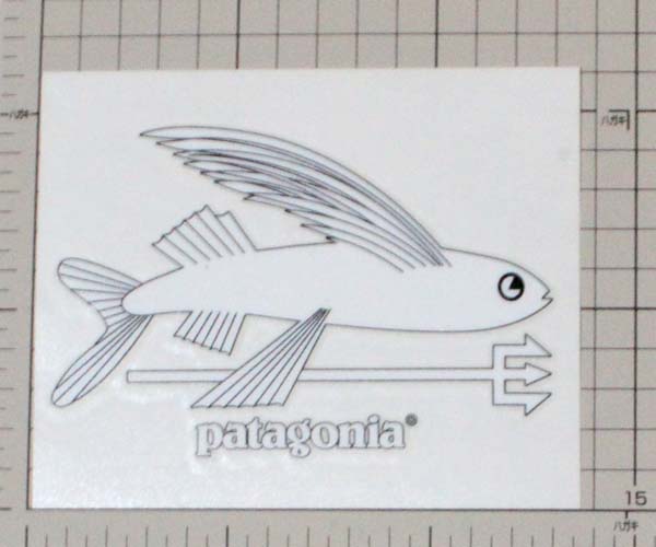 訳有 希少 パタゴニア 転写 ステッカー トライデントフィッシュ 4色 セット PATAGONIA TRIDENT FISH SET フライング 飛魚  魚 新品 送料無料 | エムズカンパニー