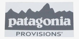 パタゴニア プロビジョンズ キャンペーン ステッカー 白灰 Patagonia PROVISIONS シール フィッツロイ キャンプ カスタム デコ 非売品 新品