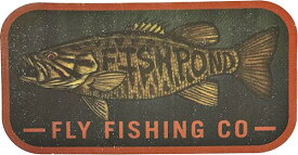 【期間限定ポイント10倍】訳有 フィッシュポンド ステッカー バス FISHPOND SMALLIE STICKER 鱒 魚 釣り シール カスタム フライ FLY デコ スモールマウス ブラック