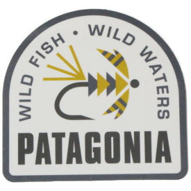 パタゴニア ソフトハックル ステッカー 光沢 Patagonia STICKER WILD FISH フライ 毛針 釣 フィッシング シール デカール ネコポス 新品