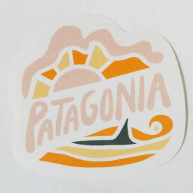 パタゴニア セイムオーシャン ステッカー 光沢 Patagonia Same Ocean STICKER 海 太陽 フィン シャチ サン ヒレ 波 シール カスタム 新品