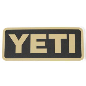 【期間限定ポイント10倍】イエティ ロゴ ステッカー YETI LOGO STICKER E シール デカール クーラー タンブラー アウトドア チューン デコ カスタム ネコポス 新
