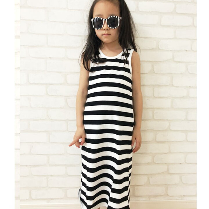 楽天市場 楽天スーパーsale 30 Off 999円 699円 キッズ 子供服 マキシ丈ワンピース マキシワンピ ボーダー ノースリーブ アンサンブル 半袖tシャツ 女の子 プリント ショート丈トップス ティーシャツ ガールズ ジュニア 110cm 1cm 130cm 140cm 150cm 160cm
