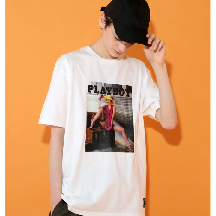 楽天市場】【送料無料】メンズ 半袖 Tシャツ PLAYBOY プレイボーイ プレイボーイTシャツ