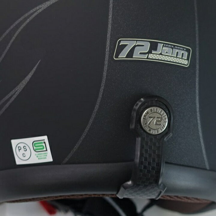 楽天市場】72JAM JJ-16 ジェットヘルメット マットブラック 艶消し  