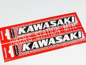 スピード出荷 KAWASAKI カワサキ 純正 タンクエンブレム クラシック KAWASAKIロゴ 2枚セット 立体エンブレム