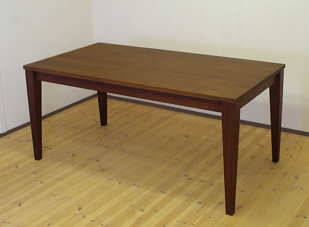 天然木ウォールナット無垢のダイニングテーブル 160ｃｍ×100ｃｍ 【送料無料】サイズ変更対応可能