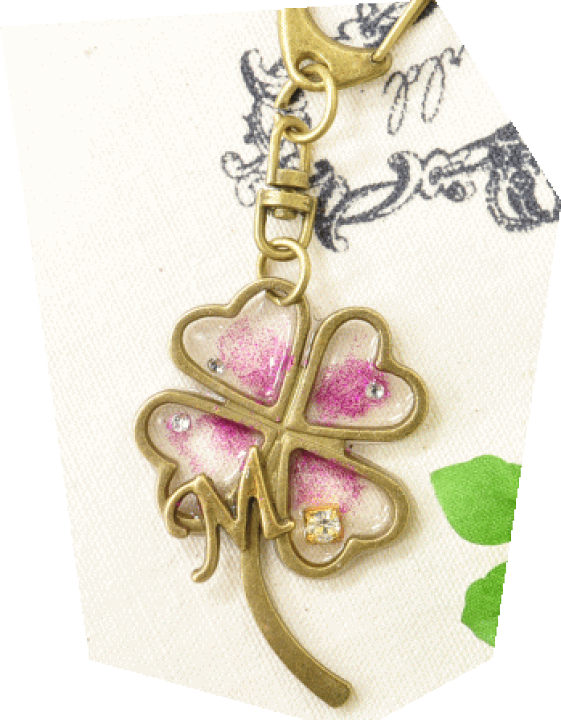 レジンパーツ 楽天市場】（完売しました） クローバーのチャーム