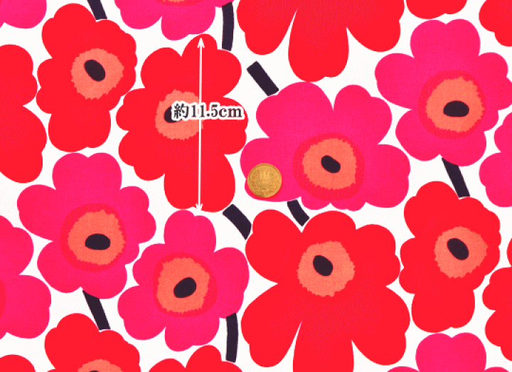 でおすすめアイテム ハーフカットクロス Marimekko マリメッコ Mini Unikko ミニウニッコ レッド 約70cm 50cm Academy Torquedigital Com Br
