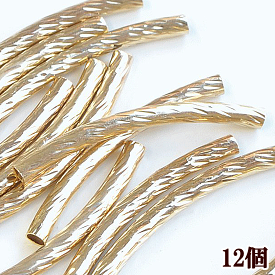 楽天市場 アクセサリー パーツ パイプ ゴールドの通販