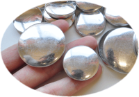足なしくるみボタン27mm×10組38mm×8組全2サイズ《包みくるみつつみボタンブローチマグネットパーツ金具27mm38mmハンドメイド手作り手芸djh23》