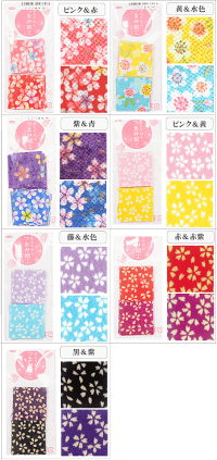 京ちりめんつまみ細工カット済み生地2色各10枚セット全7種《タカギ繊維和材料布髪飾り成人式七五三つまみひな着物ヘアアクセサリー手作りハンドメイド》