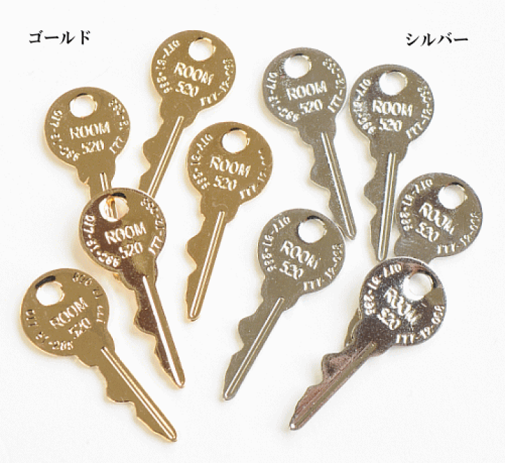 楽天市場】キーチャーム 5個セット 全2色 約22×10mm カン付き