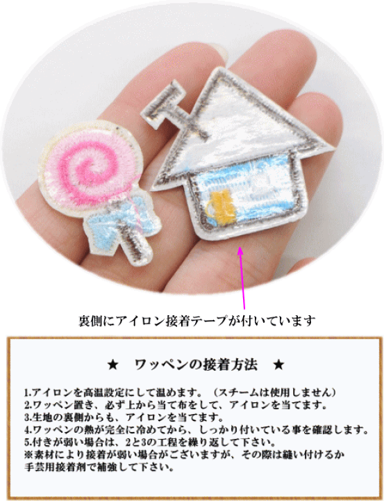 楽天市場】【半額セール】 【最大1,000円OFFクーポン】アイロン接着可