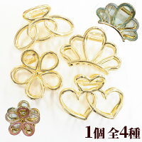 メタルバンスクリップ1個ゴールド全4種《中ヘアクリップヘアークリップバンスクリップパーツヘアアクセサリーヘアーアクセサリー髪飾り髪留めアクセサリー手芸材料ハンドメイド》