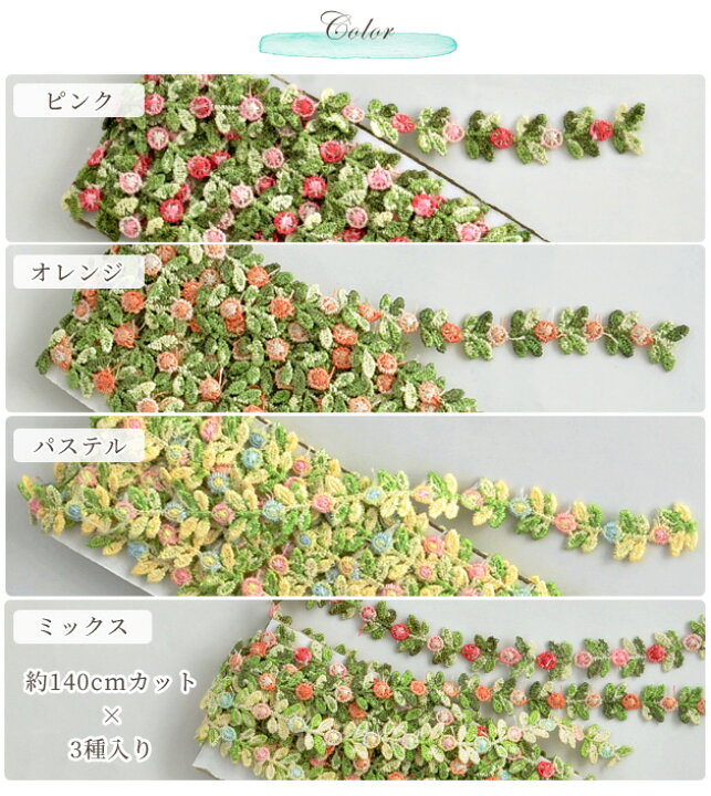 楽天市場】（完売しました） ケミカル レース ボタニカル フラワー 約 