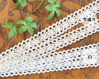 【卸売り】プチチロリアントーションレース50ヤード全2色《トーションレース手芸用レース》