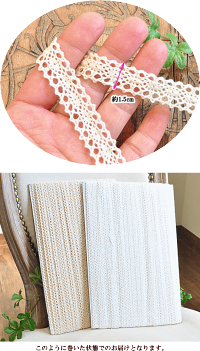 【卸売り】プチチロリアントーションレース50ヤード全2色《トーションレース手芸用レース》
