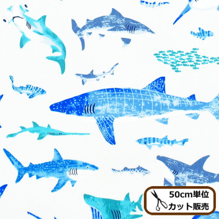 楽天市場 完売しました つや消し ラミネート 生地 ベイビー シャーク 鮫 さめ サメ さかな 魚 プリント ビニールコーティング ラミネート加工 ポプリン 綿 コットン 布 バッグ インテリア 雑貨 入園 入学 通園 通学 国産 ハンドメイド 手芸 手作り 商用利用可