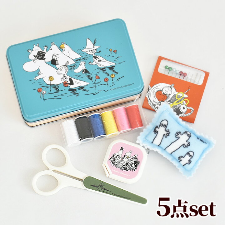 楽天市場 ムーミン の ソーイングセット ケース付 Ss 1802 裁縫道具 グッズ Moomin ニョロニョロ スナフキン 大人 ソーイングセット ソーイングボックス 裁縫箱 裁縫セット ソーイング ボックス 手作り工房 ｍｙ ｍａｍａ