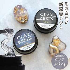 形成自在 クレイ レジン 4g ■ レジン液 LED UV クリア 透明 ホワイト 白 粘土 ネイル アクセサリー 作家 クリエイター レジンクラフト 手作り 手芸 ハンドメイド myr ■