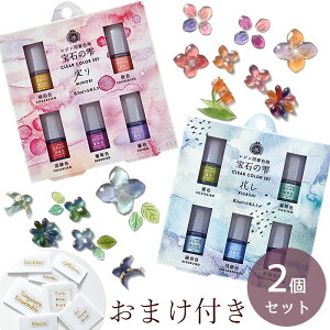 28%OFF おまけ付 パジコ PADICO レジン用 着色剤 宝石の雫 クリアカラー 実り + 兆し 10色 セット ■ レジン UVレジン レジン液 透明感 調色 uv led クラフト アクセサリー ピアス イヤリング 手芸 ハ