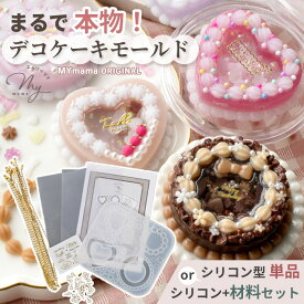 ◆新作お披露目価格◆ シリコン 型 デコレーションケーキ モールド 単品orセット ■ エムワイママ オリジナル モールド シリコンモールド 本格的 ミニチュア シャカシャカ カシャカシャ キーホルダー レジン レジン型 UVレジン レジン液 レベル2 ★★ ■