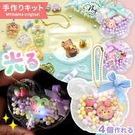 光る デコポーチ キーホルダー キット 全2種 ゆうパケット送料無料 ■ ぴかるん エムワイママ オリジナル…