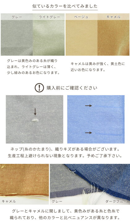 楽天市場】約195×140cm 綿ポリ ダンガリー 生地 無地 幅広 全14色 