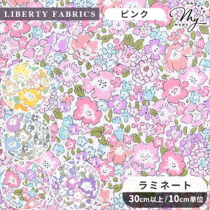 リバティプリント 国産 つや消し ラミネート ミシェル ■ LIBERTY FABRICS リバティ・ファブリックス 生地 布 ビニールコーティング 3636017 花柄 小花 フラワー ハンドメイド 手芸 手作り ■