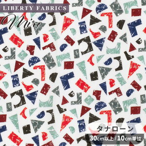 リバティプリント 生地 国産 タナローン ミロ 2021 AW THE NEW COLLECTABLE ■ LIBERTY FABRICS リバティ・ファブリックス ザ・ニュー・コレクタブルズ 3631225 布 幾何学 ブロック ハンドメイド 手芸 手作