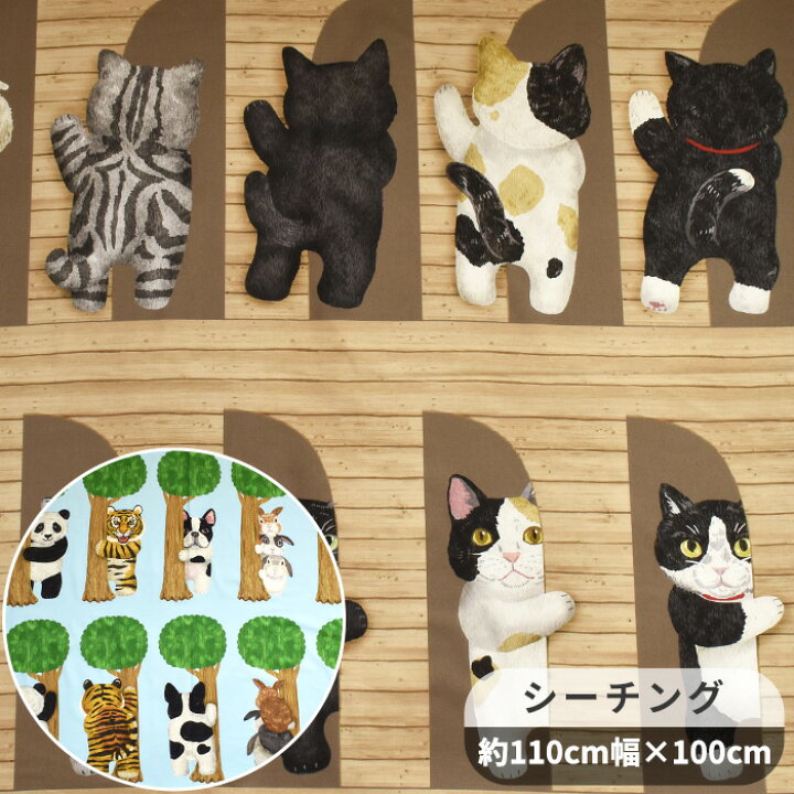 パネル生地 猫&女の子 2枚あり （メッセージカード（色紙用、ねこ  