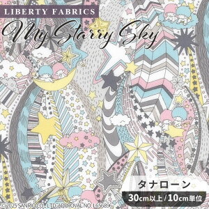 ���o�e�B�v�����g ���Y �^�i���[�� �}�C�E�X�^�[���[�E�X�J�C 2025 SS My Melody & Little Twin Stars 50th Anniversary Collection �� LIBERTY FABRICS ���o�e�B�E�t�@�u���b�N�X ���g���c�C���X�^�[�Y �A�j�o�[�T