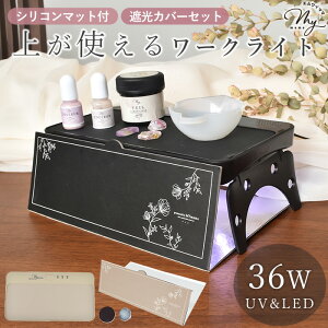 nCNIeB 36W UV & LED [N Cg VR}bg t CgPi / ՌJo[ t Zbg 䂤pPbg  W v 2way ܂肽 Ch UVCg d USB VF[h 