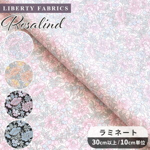 リバティプリント 別注 国産 つや消し ラミネート ロザリンド ■ LIBERTY FABRICS リバティ・ファブリックス 生地 Rosalind 布 ビニコ ビニールコーティング 3339013 花柄 小花 フラワー ハンドメイド