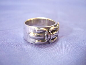 横浜最新 シルバー925SILVER♪魅惑の銀リング 剣 ダガー 20号 10g前後 送料無料A11