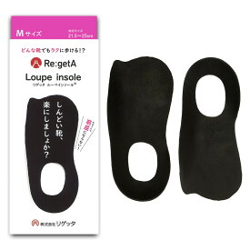リゲッタ 中敷き ルーペ インソール MTR-1 ハーフソール つかれどめ 足裏の負担軽減 歩きやすい Re:getA Loupe insole