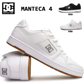 DC スニーカー レザー メンズ レディース MANTECA 4 DM221001 ローカット ボーダー DC SHOES MANTECA SE 4 ディーシーシューズ