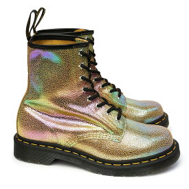 ドクターマーチン 8ホール ブーツ 1460 RAINBOW RAY レディース ショート ワークブーツ 虹色 8アイ 正規品 Dr.Martens CORE 1460 8EYE BOOT AW006