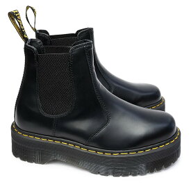 ドクターマーチン サイドゴアブーツ 2976 QUAD 正規品 チェルシーブーツ 厚底 24687001 Dr.Martens 2976 QUAD RETRO HARDWARE