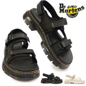 ドクターマーチン サンダル フォースター メンズ レディース レザー マルチストラップ 面ファスナー 正規品 Dr.Martens FORSTER