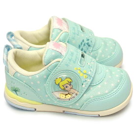 ディズニー ベビー スニーカー DN B1318 子供靴 キッズ ムーンスター ベルクロ スパンコール 軽量 Disney Moon Star