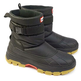 ハンター 防水 スノーブーツ MFS1000NYR メンズ イントレピッド バックル ショート 防寒 雪山 HUNTER MENS INTREPID BUCKLE SHORT SNOW BOOT