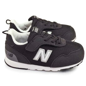 ニューバランス キッズ スニーカー NW515 BLK ベビー ファーストシューズ 子供靴 シンプル マジックテープ new balance