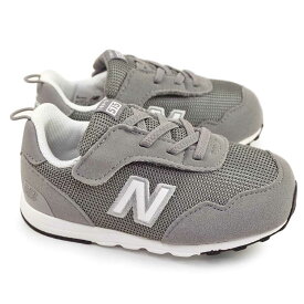 ニューバランス キッズ スニーカー NW515 GRY ベビー ファーストシューズ 子供靴 シンプル マジックテープ new balance