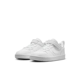 ナイキ キッズ スニーカー コート ボロー LOW リクラフト PS DV5457-106 ホワイト 白 NIKE COURT BOROUGH LOW RECRAFT