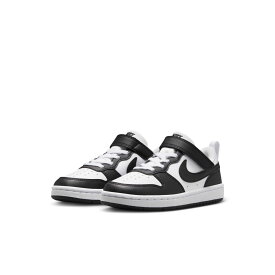 ナイキ キッズ スニーカー コート ボロー LOW リクラフト PS DV5457-131 ホワイト ブラック 子供 黒 白 NIKE COURT BOROUGH LOW RECRAFT 26春夏新作