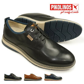 ピコリノス 靴 メンズ プレーントゥ PK-470 M7V-4138 キャネット 本革 ビジネスシューズ カジュアル PIKOLINOS CANET M7V-4138
