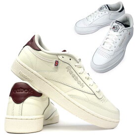 リーボック スニーカー クラブ シー 85 メンズ レディース レザー ユニセックス モノトーン クラシック Reebok Club C 85